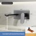 Modern Wall-Mounted Basin Mixer – Solid Brass Concealed Valve System With Ceramic Cartridge (Black/Gun Grey/Chrome)_voghion.com
