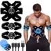 EMS Sticker Lazy Muscle Training Artifact Vibration Shaping Home Massager Abdominal Fitness Device_voghion.com