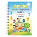 Set di libri di esercizi di scrittura a mano Magic Groove per bambini - Quaderno di lavoro per la scuola materna con alfabeto, numeri, disegno e matematica_voghion.com