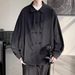 New Chinese Long Sleeved Shirt With Button Closure For Men's Spring And Autumn Designs, Oversized Tang Style Shirt,_voghion.com