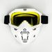 Unisex Motorcycle Goggles With Interchangeable Lenses – Windproof Tactical Sports Mask For Skiing, Cycling & Off-Road Riding_voghion.com