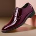 Neue formelle Business-Herrenschuhe in Übergröße, britischer Stil, glänzendes Leder, zum Schnüren, Derby-Schuhe, Hochzeitsschuhe_voghion.com