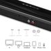 BS-28B Soundbar 22-Inch Speaker for TV Sound bar 2.0 Channel Wired Wireless Bluetooth with Built-in Subwoofers and Batteries_voghion.com