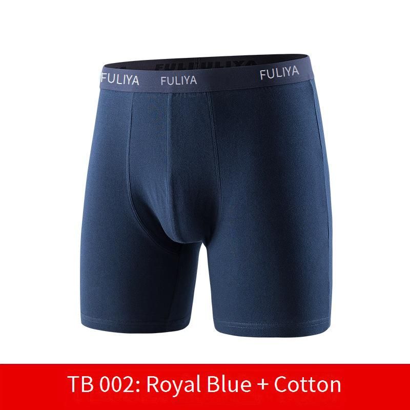Men's Underwear Pure Cotton Extended Anti Wear Leg Underwear Men's Large Size 200 Pounds Summer Breathable Crotch No Crotch Large Pants For Sports_voghion.com
