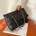Embroidery Plaid Flap Shoulder Bag Casual Chain Strap Crossbody Bags For Women Commuting Daily Used 250529l_voghion.com