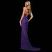 Women's Clothing Wear Celebrity Sexy Sequined Backless Dress Slim Slit Dress Long Skirt_voghion.com