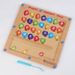 Wooden Toys  children's puzzle toys, digital color classification, cognition, Montessori teaching aids, magnetic pen movement, bead walking maze_voghion.com
