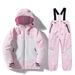 Kids Snowsuit Set - Waterproof & Insulated Winter Ski Jacket & Pants For Boys & Girls - Lightweight & Windproof For Snowboarding & Skiing_voghion.com