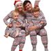 Eltern-Kind-Kleidung und Familienkleidung Frühling Herbst und Weihnachten Neuer Stil Eltern-Kind-Hauskleidung Anzüge Pyjamas_voghion.com