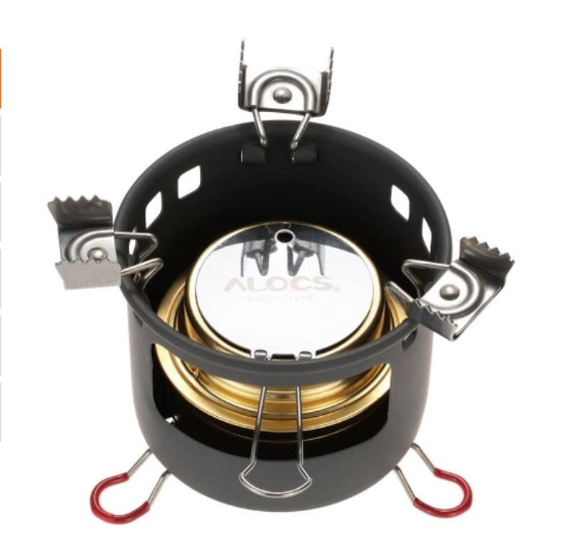 Camping Outdoor Spirit Alcohol Burner Camping Stove Alcohol Stove Bracket Support Set_voghion.com