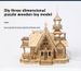 Noi jucării din lemn pentru copii cu puzzle tridimensional 3D, jucării educaționale de asamblare, vilă creativă DIY_voghion.com