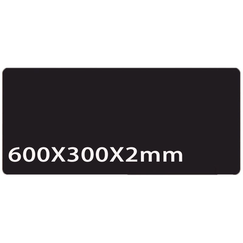 Unbeatable Quality Mouse Desk Keyboard Pad All Black Lock Edge Non Slip Woven 60x30 Odorless Natural Rubber Business Internet Coffee_voghion.com