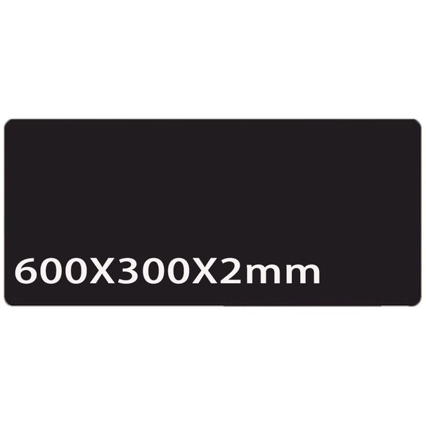 Unbeatable Quality Mouse Desk Keyboard Pad All Black Lock Edge Non Slip Woven 60x30 Odorless Natural Rubber Business Internet Coffee_voghion.com