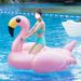 Summer Entertainment Water Bed Ins High-Value Inflatable Flamingo Adult Floating Row Swimming Ring Air Cushion_voghion.com