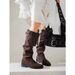 Hohe Overknee-Stiefel für Damen 2025 Herbst Winter Slimming Lange dicke Sohle Chunky Heel Slouch Stretch Slim_voghion.com