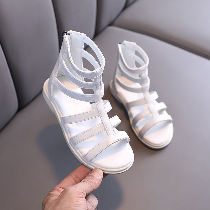 Kid's Clothing Girls sandals 2024 new children's summer little girl Roman shoes trendy big children fashionable princess sandals_voghion.com
