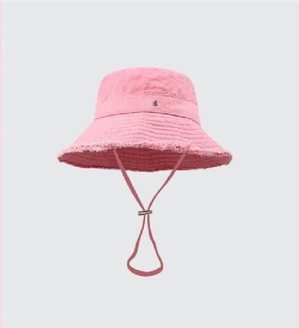 Strohurlaub Beanie Besucher Schöne Herren Frau Kappe Breite Sommer Le Hut Bob Krempe Artichaut Designer Massivfarbe Eimer_voghion.com