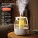 Umidificatore portatile USB EPCbook con aromaterapia, grande capacità 2000 ml, funzionamento silenzioso, luce notturna per casa, ufficio, camera da letto_voghion.com