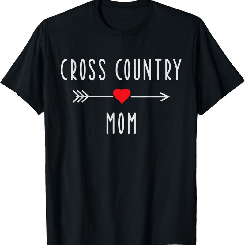 Cross Country Mom Womens Funny Running XC Runner Mom Gift T-Shirt._voghion.com