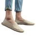 Casual Espadrilles Handmade Fashion Versatile Straw Woven Linen Sweat-Absorbing Breathable Slip-On Lazy Cloth Shoes_voghion.com