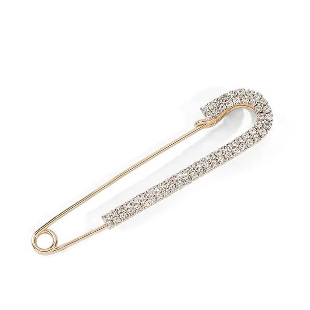 Spilla di lusso semplice per cardigan con grande spilla temperamento di alta qualità, spilla fissa per vestiti, bottone anti-luce, accessori_voghion.com