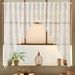 Lace Door Curtain With Tassels – Elegant Café Sheer Panel, No Drill Tension Rod, Dustproof Polyester For Dining Room, Entryway, Balcony_voghion.com