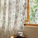 Nordic Semi-Sheer Curtains With Artistic Cutouts - 132cm Width, 7 Lengths For Bedroom/Balcony, Rod Pocket/Hooks/Rings Light Filtering Sheer Voile_voghion.com