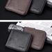 Men's Bag retro RFID zipper coin purse simple horizontal card holder_voghion.com