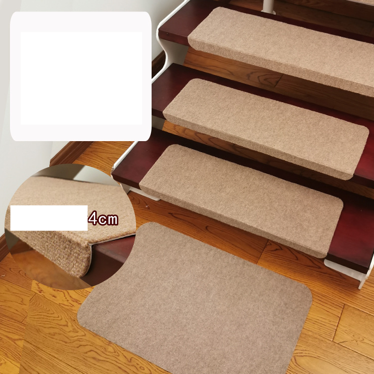 Tapis d'escalier Tapis de marche TPR Tapis antidérapant auto-adhésif sans colle Tapis de sol brossé en relief pour une utilisation répétée_voghion.com