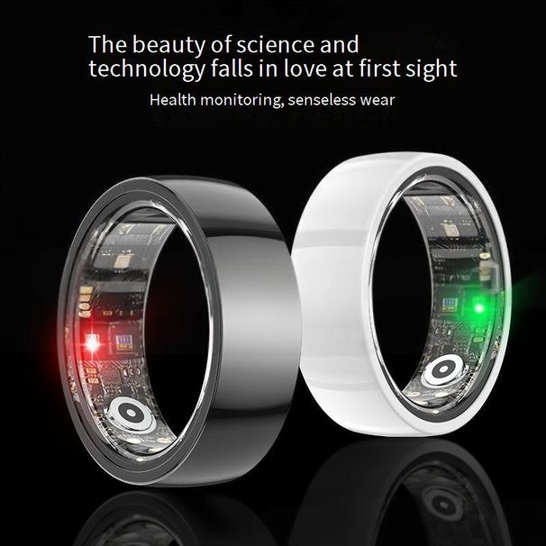 Rings Bluetooth New Smart Ring Solution Health Ring Sleep Heart Rate Pressure Blood Oxygen Remote Control Camera IC_voghion.com