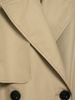 Trench classico doppiopetto con cintura: eleganza senza tempo per donna (XS-L, poliestere, cachi, antipiega e versatile)_voghion.com