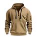 Heren hoodie met capuchon, mouw en rits, sport en vrije tijd_voghion.com