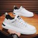 2024 Spring Thin Men's Small White Everything Comfortable Flat Sports Single Fashion With Student Casual Shoes_voghion.com