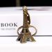 Zakka Vintage Paris Eiffel Tower Keychain Tower Pendant Keychain Small Gift_voghion.com