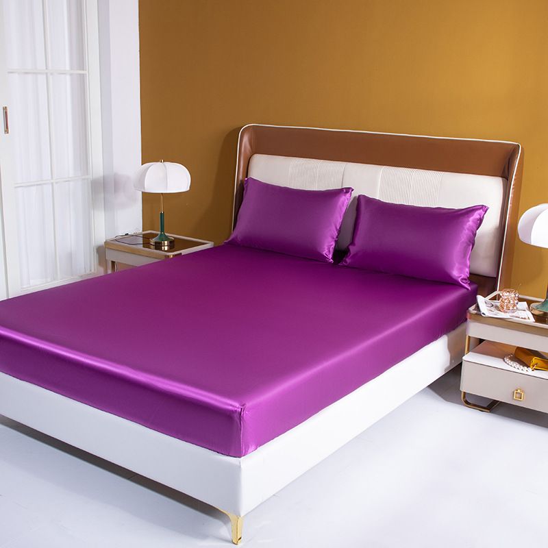satin silk ice silk bed sheet Simmons mattress cover_voghion.com
