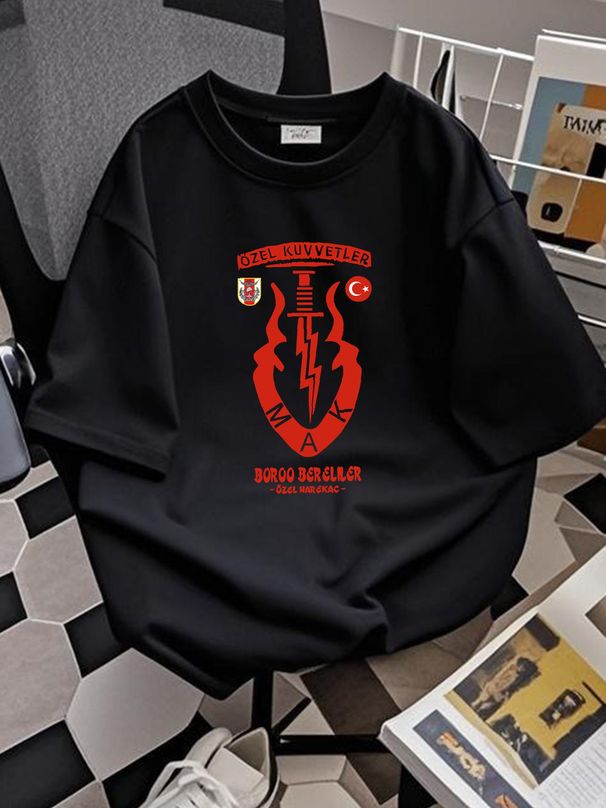 Koszulka Özel Kuvvetler Military MAK Army Turkey Turkish Istanbul Special T Shirt 24542 Letnia, lekko uniwersalna koszulka do codziennego noszenia, męska, graficzna_voghion.com