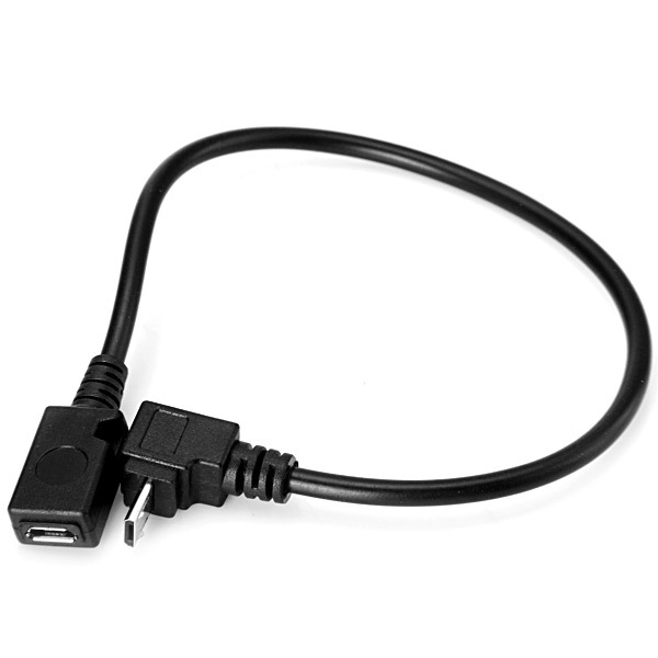 Micro Elbow 90 Degree Mobile Data For Convenient Use, USB Male To Female Adapter Cable_voghion.com