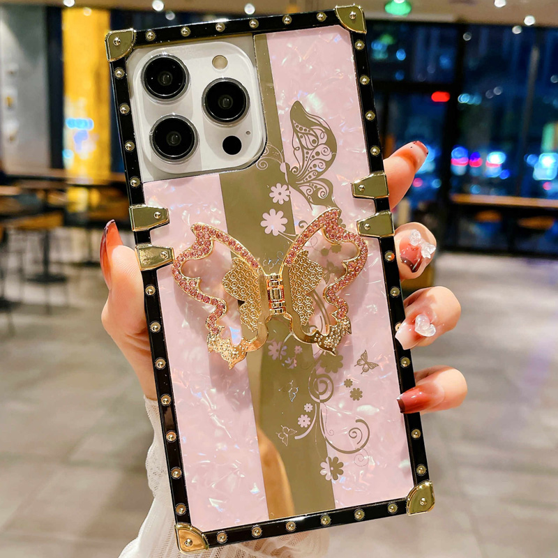 Glitter Butterfly Case For Samsung Galaxy S23 S22 Ultra S21FE S20FE A54 A53 A33 A13 A51 A52S A32 A71 S10 Shockproof Soft Cover_voghion.com