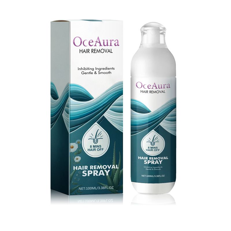 OCEAURA spray underarm leg hair, hand temperature and non irritating skin cleaning, hair removal_voghion.com