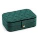 Multi-Layer Jewelry Organizer Box - Dustproof Earring & Necklace Storage Case For Home Use (Portable, Clear Lid)_voghion.com