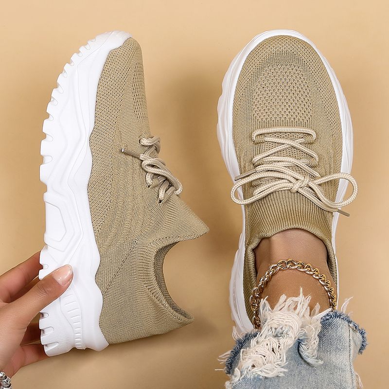 Scarpe da ginnastica traspiranti da donna taglie forti, slip-on, comode e comode_voghion.com