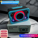 High-End Version Mecha Little Cannon Cool Colorful Lights Rechargeable Subwoofer Home Internet Celebrity Wireless_voghion.com