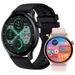 Orologio intelligente HK85 con display AMOLED, chiamate Bluetooth, controllo della musica, monitoraggio dell'ossigeno nel sangue e della pressione sanguigna, monitoraggio del sonno,_voghion.com