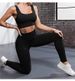 Leggings da yoga senza cuciture a vita alta per donna - Contenitivi, sollevano i glutei, ad asciugatura rapida, elastici, lunghezza 7/8, taglie multiple (S/M, L/XL)_voghion.com