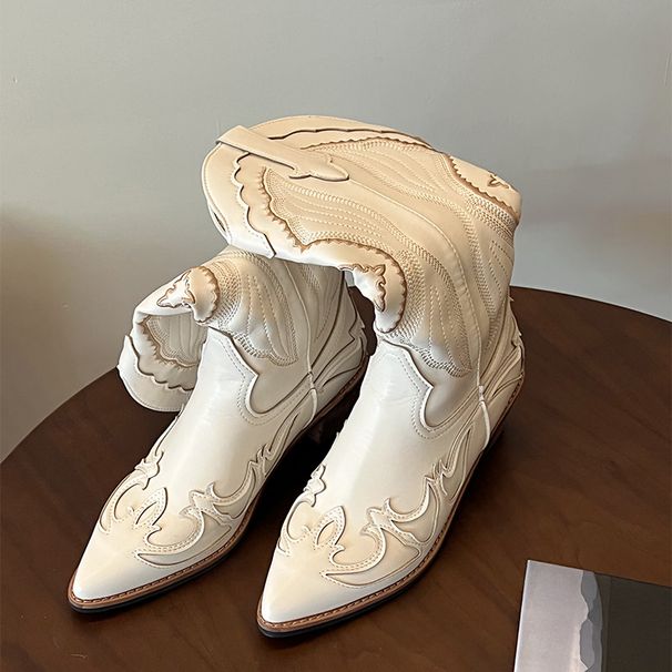 White British Style Versatile High-End Slimming For Women 2025 New Summer Fashion High Tube Boots_voghion.com