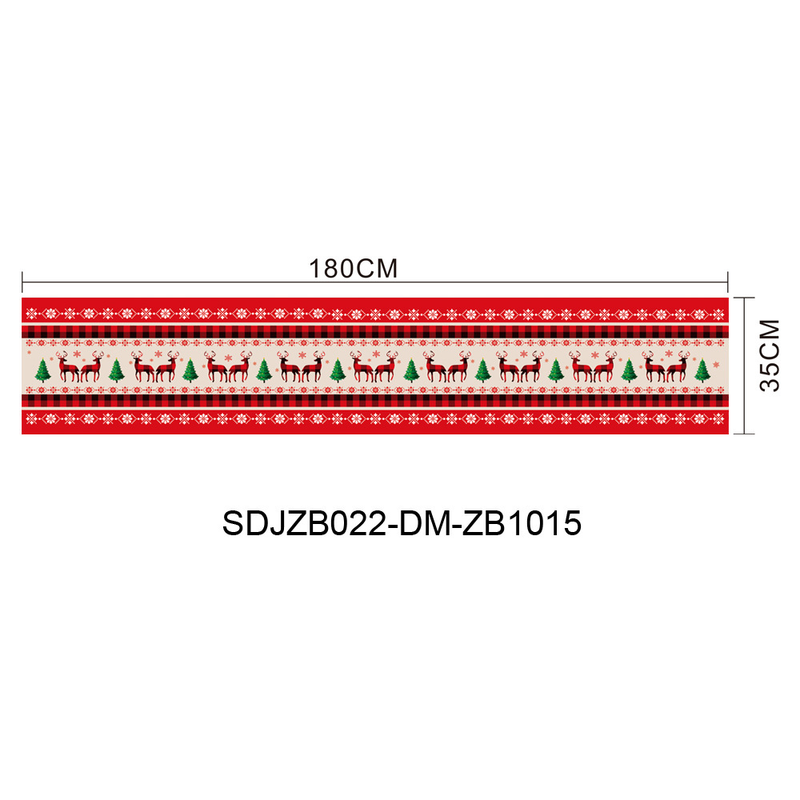 Weihnachts-Tischfahnen, festliche Atmosphäre, Tischdecke, Dinner-Party-Dekoration, bedruckte Tischfahnen, Weihnachts-Tischfahnen-Dekoration_voghion.com