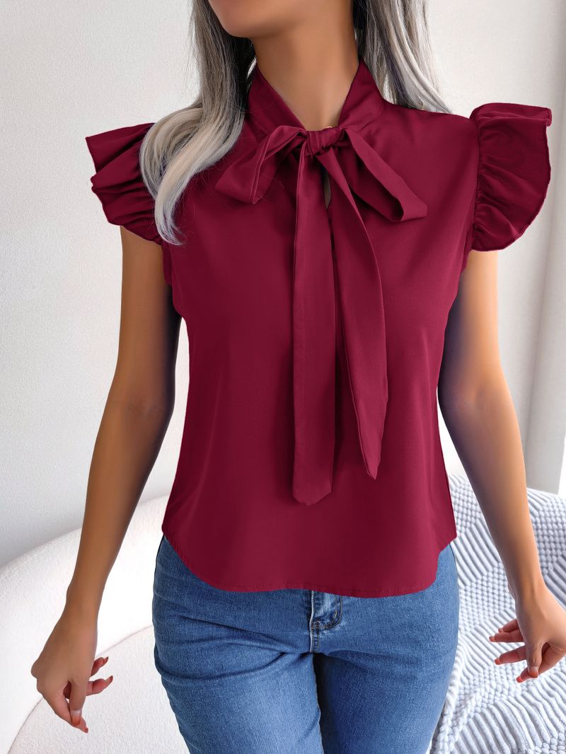 for Women Trendy Graphic Going Out Oversized Short Sleeve Y2K Tops Summer Chiffon Blouses Boho Shirts Party Tunic_voghion.com