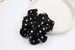 New Satin Large Polka Dot Ruched Scrunchie Fresh Simple Tie Trendy Hair Elastic Band_voghion.com
