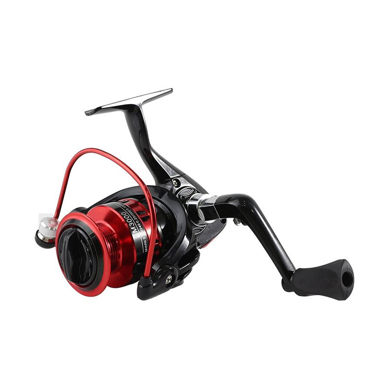 Vollmetall-Spinnrolle für weite Würfe, Meeresangelrute, Köder_voghion.com