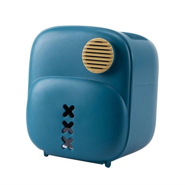 Scatola per fazzoletti multifunzionale, scatola da parete per bagno, WC senza cuciture, scatola di carta per aromaterapia, scatola di carta semplice e creativa_voghion.com